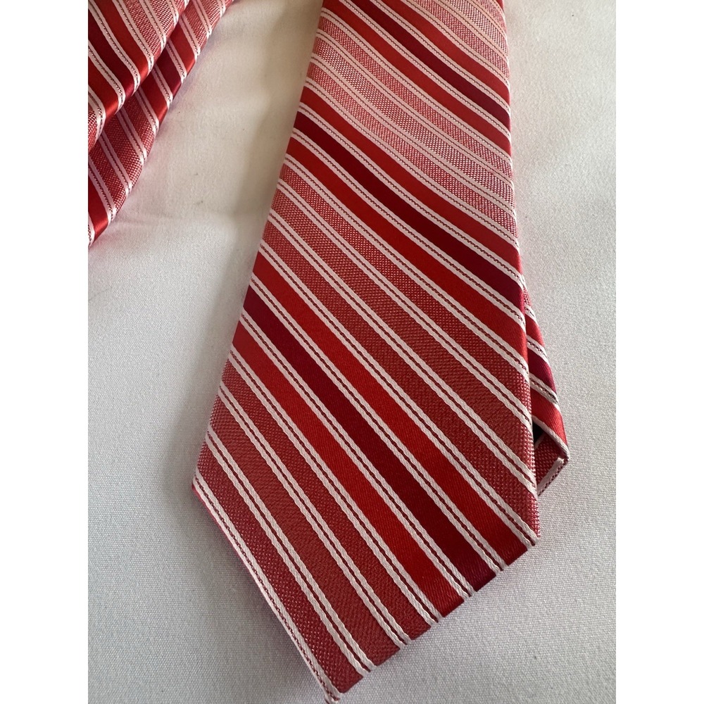 Red‎ Strips Necktie, J Ferrar